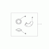 Схема вузла: Carbon crankcase cover set для Honda CBR1000 CBR1000RR Fireblade