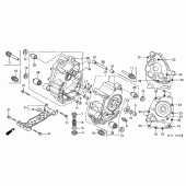 Схема узла: Картер двигателя для Honda FJS600 Silver Wing