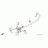 Схема узла: Система индукции воздуха для Honda VFR800 VFR