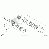 Схема вузла: Стартер електричний для Honda VFR1200 Crosstourer