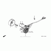 Схема вузла: Генератор для Honda CRF450 CRF450X