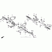 Схема вузла: Step 95-97 для Honda CBR900RR CBR919RR Fireblade