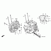 Схема узла: Картер двигателя для Honda CRF230 CRF230F