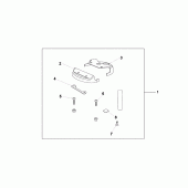 Схема вузла: Hndl center cover для Honda FJS400 Silver Wing