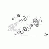 Схема вузла: Привід стартера для Honda CBR1000 CBR1000RR Fireblade