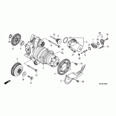 Схема вузла: Hft unit для Honda NSA700 DN-01