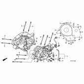 Схема узла: Картер двигателя для Honda XL125 Varadero