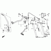 Схема вузла: Pedal / stand для Honda XR650
