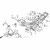 Схема вузла: Рама 90-93 для Honda VFR750F Interceptor