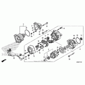 Схема вузла: Генератор для Honda CTX1300