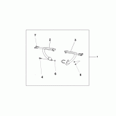 Схема вузла: Захист двигуна для Honda CB750 Seven Fifty