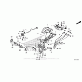 Схема вузла: Задній ліхтар (Стоп-сигнал) для Honda CBR1000 CBR1000RR (ABS) Fireblade