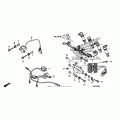 Схема вузла: Електрообладнання для Honda CBR600 CBR600RR