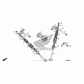 Схема вузла: Шток & Клапан для Honda CRF230 CRF230L