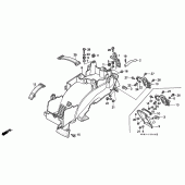 Схема вузла: Заднє крило для Honda VFR400