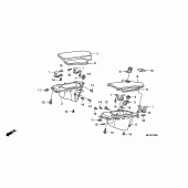 Схема вузла: Cowl pocket для Honda CB1300 Super Bol D'Or