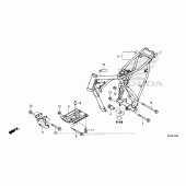 Схема вузла: Рама для Honda CRF125 CRF125F