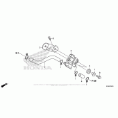 Схема вузла: Air Injection Solenoid Valve для Honda CB300F