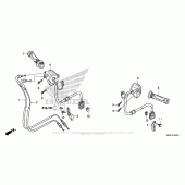 Схема вузла: Switch + Cable (1) для Honda VFR1200 VFR