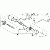 Схема вузла: Стартер електричний для Honda VT1100 Shadow ACE