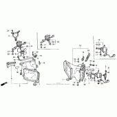 Схема вузла: Вентилятор для Honda GL1500 Gold Wing Special Edition