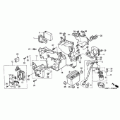 Схема узла: Аккумулятор для Honda VT600 Shadow VLX