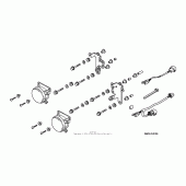 Схема узла: Foglight kit для Honda GL1800 Gold Wing