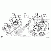 Схема узла: Топливный насос для Honda ST1300 Pan-European