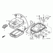 Схема узла: Воздушный фильтр для Honda VFR800 VFR