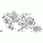 Схема узла: Картер двигателя для Honda CR250