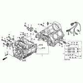 Схема узла: Картер двигателя для Honda ST1300 Pan-European
