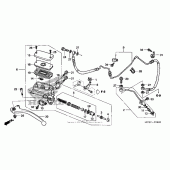 Схема узла: Цилиндр сцепления для Honda ST1300 Pan-European Police