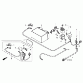 Схема вузла: Акумулятор для Honda CB1300 Super Four