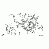 Схема вузла: Рама для Honda VT750 Shadow ACE