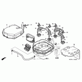 Схема узла: Воздушный фильтр для Honda ST1300 Pan-European