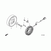 Схема вузла: Генератор для Honda CB1000 CB1000R