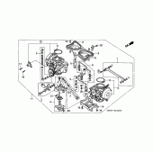 Схема узла: Карбюратор в сборе для Honda GL1500 Gold Wing Special Edition