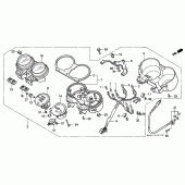 Схема узла: Панель приборов (CB750F2) для Honda CB750 Seven Fifty