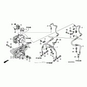 Схема вузла: Abs modulator для Honda VFR1200 VFR