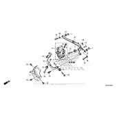 Схема вузла: Front Power Unit (Cbr600Ra) для Honda CBR600