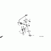 Схема узла: Подставка для Honda CBR900RR CBR954RR Fireblade