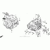 Схема вузла: Картер двигуна для Honda NX250