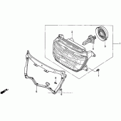 Схема узла: Фара для Honda PC800 Pacific Coast