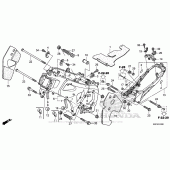 Схема вузла: Рама для Honda CBR600 CBR600RR
