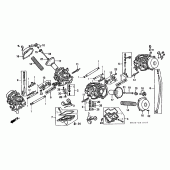 Схема вузла: Карбюратор (COMPONENT PARTS) для Honda ST1100 Pan-European