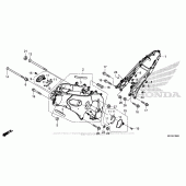 Схема вузла: Рама для Honda CBR1000 CBR1000RR Fireblade