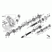 Схема вузла: Трансмісія для Honda CB1000 CB1000R