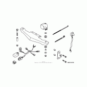 Схема вузла: Chrome light bar (sport-custom) для Honda VTX1800