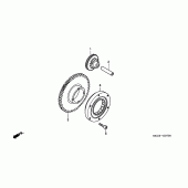 Схема вузла: Привід стартера для Honda CB900 Hornet