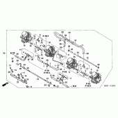 Схема вузла: Карбюратор (ASSY.) Для Honda CBF600